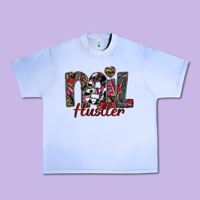 Nail Hustler Urban Heavy Tee Designed By Sublimationcraftshop