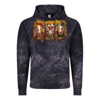 Cloud Black Christmas goats Vintage Hoodie - BarkalooDesign