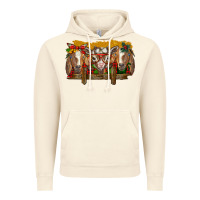 Vintage Artic Christmas goats Vintage Hoodie - BarkalooDesign