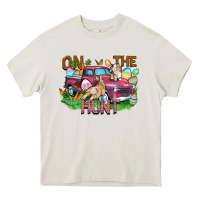 Cream on the hunt truck Heavy Core Tee - FaDigitalArtStudio