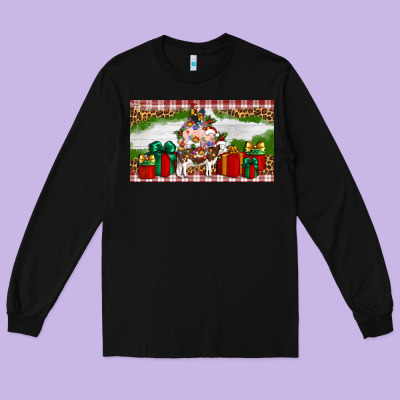 Stocked Christmas Farm Long Sleeve Tee Designed By Artiststas
