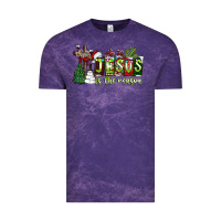 Cloud Purple jesus İs the reason Vintage Tee - CowhideDigitalArt