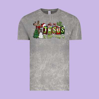Jesus İs The Reason Vintage Tee Designed By Cowhidedigitalart
