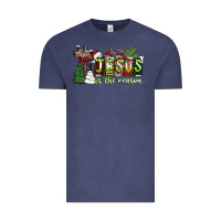 Vintage Denim jesus İs the reason Vintage Tee - CowhideDigitalArt