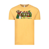 Vintage Mustard jesus İs the reason Vintage Tee - CowhideDigitalArt