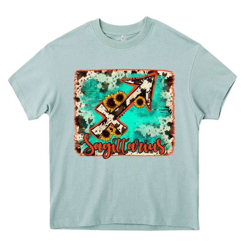 Sagittarius Turquoise Cowhide Heavy Core Tee by RanaPortraitStore | Teevron