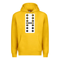 Lemon double six dominoes tshirt halloween costume 6 6 domino game t shirt Premium Hoodie - baoMotion