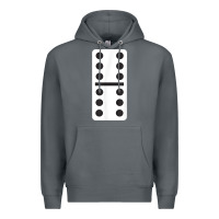 Rock double six dominoes tshirt halloween costume 6 6 domino game t shirt Premium Hoodie - baoMotion