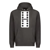 Smoke double six dominoes tshirt halloween costume 6 6 domino game t shirt Premium Hoodie - baoMotion