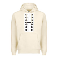 Tofu double six dominoes tshirt halloween costume 6 6 domino game t shirt Premium Hoodie - baoMotion