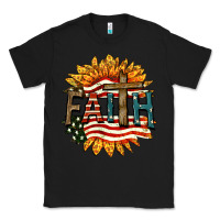 Black Faith USA Classic Tee - FaDigitalArtStudio