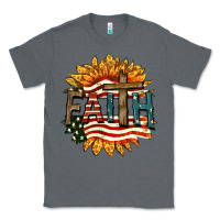 Charcoal Heather Faith USA Classic Tee - FaDigitalArtStudio