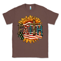 Chestnut Faith USA Classic Tee - FaDigitalArtStudio