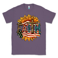 Lavender Faith USA Classic Tee - FaDigitalArtStudio