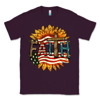 Plum Faith USA Classic Tee - FaDigitalArtStudio