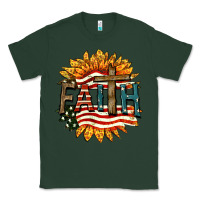 Sports Green Faith USA Classic Tee - FaDigitalArtStudio