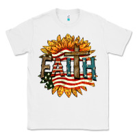 White Faith USA Classic Tee - FaDigitalArtStudio