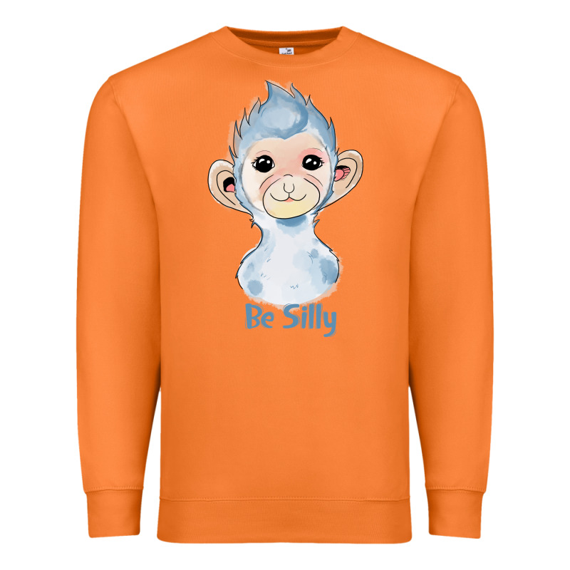 Monkey Cute Animals Premium Sweatshirt by RanaPortraitStore | Teevron