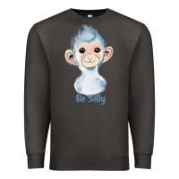 Smoke monkey cute animals Premium Sweatshirt - RanaPortraitStore