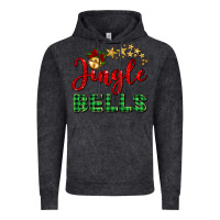 Vintage Black christmas jingle bells Vintage Hoodie - BarkalooDesign