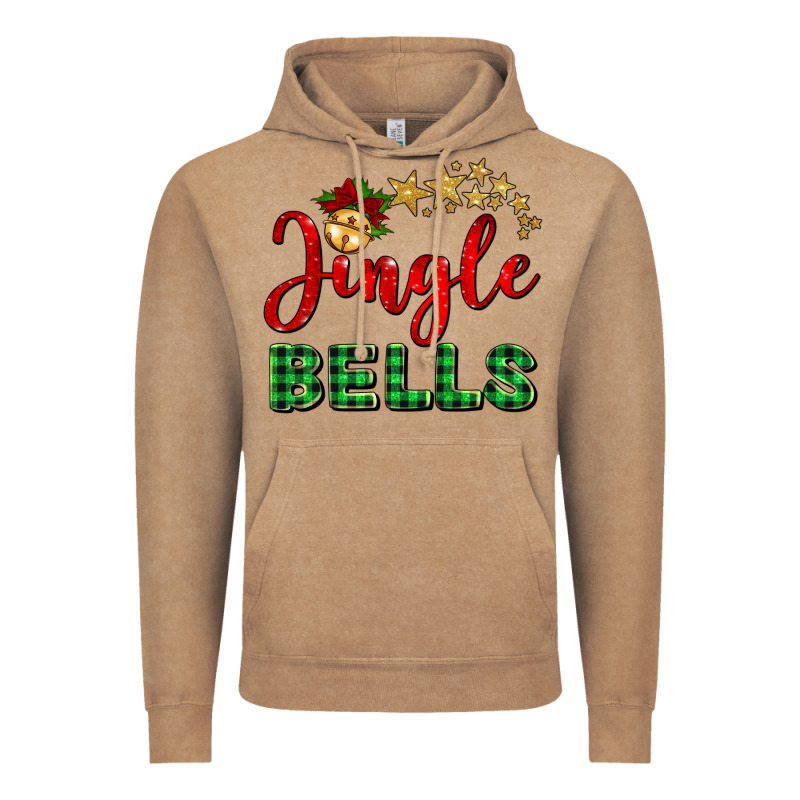 Christmas Jingle Bells Vintage Hoodie by BarkalooDesign | Teevron