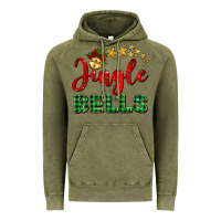 Vintage Olive christmas jingle bells Vintage Hoodie - BarkalooDesign