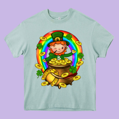 Dwarf Cauldron St. Patricks Heavy Core Tee Designed By Bundleandbundleshop