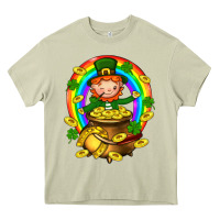 Mossy Dwarf Cauldron St. Patricks Heavy Core Tee - BundleAndBundleShop