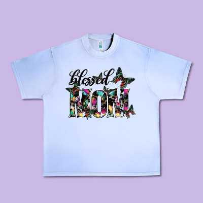 Blessed Mom Urban Heavy Tee Designed By Sublimationcraftshop