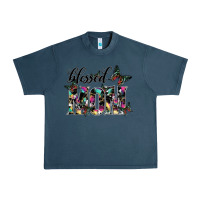 Midnight Navy blessed mom Urban Heavy Tee - SublimationCraftShop