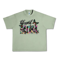 Oil Green blessed mom Urban Heavy Tee - SublimationCraftShop