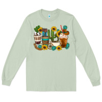Matcha Coffee cups Long Sleeve Tee - Artiststas