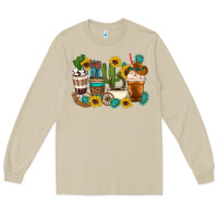 Mushroom Coffee cups Long Sleeve Tee - Artiststas