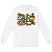 White Coffee cups Long Sleeve Tee - Artiststas