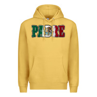 Antique Gold Mexican Flag Padre Premium Hoodie - Jasminsmagicworld