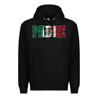 Black Mexican Flag Padre Premium Hoodie - Jasminsmagicworld