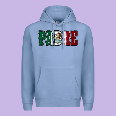 Mexican Flag Padre Premium Hoodie Designed By Jasminsmagicworld