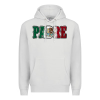 Dove Grey Mexican Flag Padre Premium Hoodie - Jasminsmagicworld