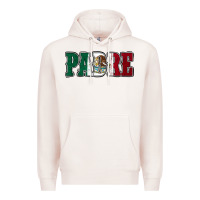 Pale Pink Mexican Flag Padre Premium Hoodie - Jasminsmagicworld