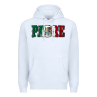 White Mexican Flag Padre Premium Hoodie - Jasminsmagicworld