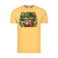 Vintage Mustard merry christmas yall Vintage Tee - CowhideDigitalArt