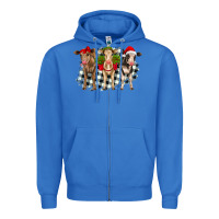 True Royal Christmas heifers front view Zipper Hoodie - RanaPortraitStore