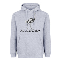 Heather Grey allegedly Heavyweight Hoodie - Bettercallsaul