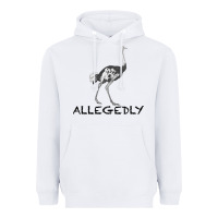 White allegedly Heavyweight Hoodie - Bettercallsaul