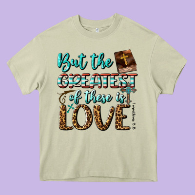 But The Greatest Of These Is Love Heavy Core Tee Designed By Bundleandbundleshop