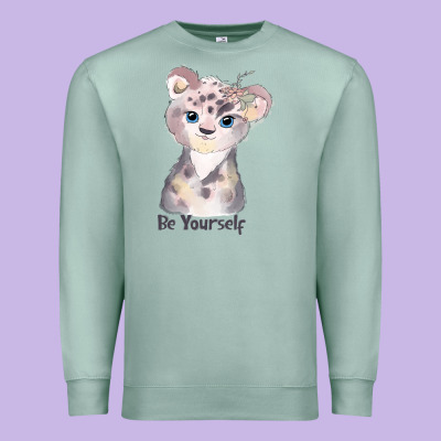 Tiger Cute Animals Premium Sweatshirt Designed By Ranaportraitstore
