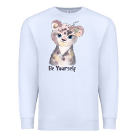 White tiger cute animals Premium Sweatshirt - RanaPortraitStore