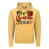 Vintage Mustard it's Christmas time Vintage Hoodie - BarkalooDesign