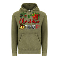 Vintage Olive it's Christmas time Vintage Hoodie - BarkalooDesign