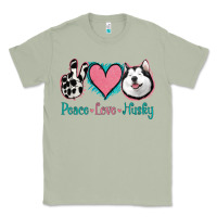 Matcha Peace Love Husky Classic Tee - Jasminsmagicworld
